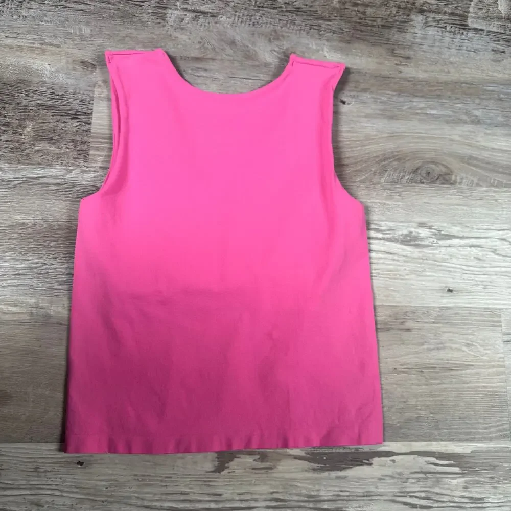 Intimately Free People Hot Pink Scoop Neck Tank Top Stretch M / L